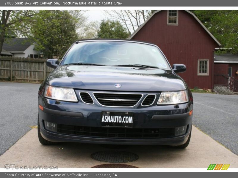 Nocturne Blue Metallic / Slate Gray 2005 Saab 9-3 Arc Convertible