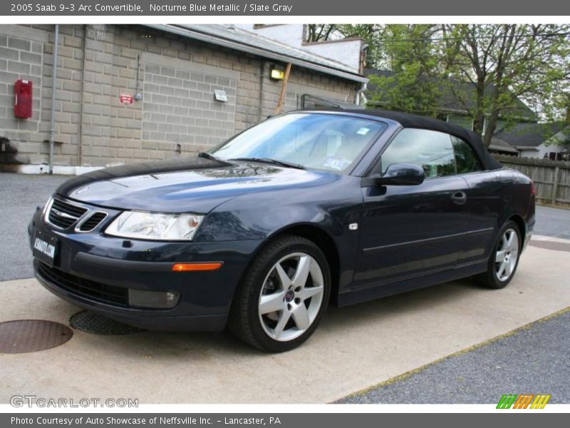 Nocturne Blue Metallic / Slate Gray 2005 Saab 9-3 Arc Convertible