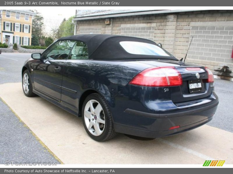 Nocturne Blue Metallic / Slate Gray 2005 Saab 9-3 Arc Convertible