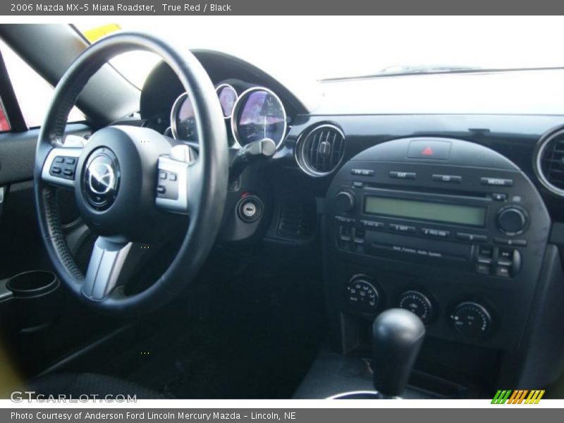 True Red / Black 2006 Mazda MX-5 Miata Roadster