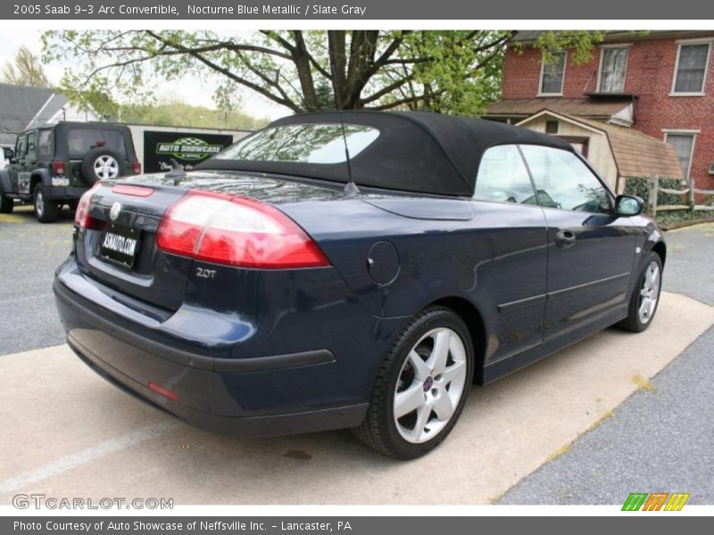 Nocturne Blue Metallic / Slate Gray 2005 Saab 9-3 Arc Convertible