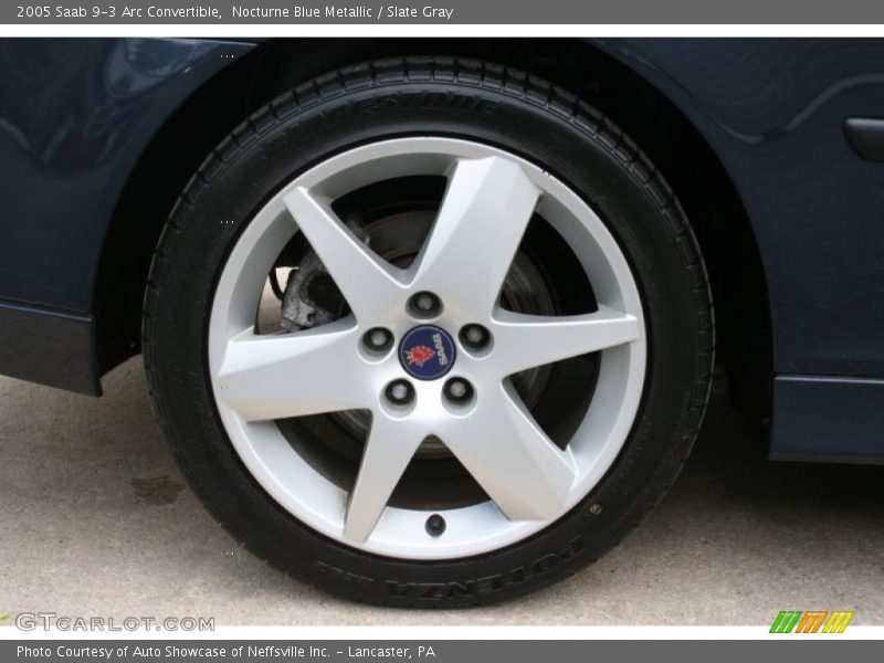 Nocturne Blue Metallic / Slate Gray 2005 Saab 9-3 Arc Convertible