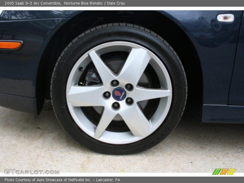 Nocturne Blue Metallic / Slate Gray 2005 Saab 9-3 Arc Convertible