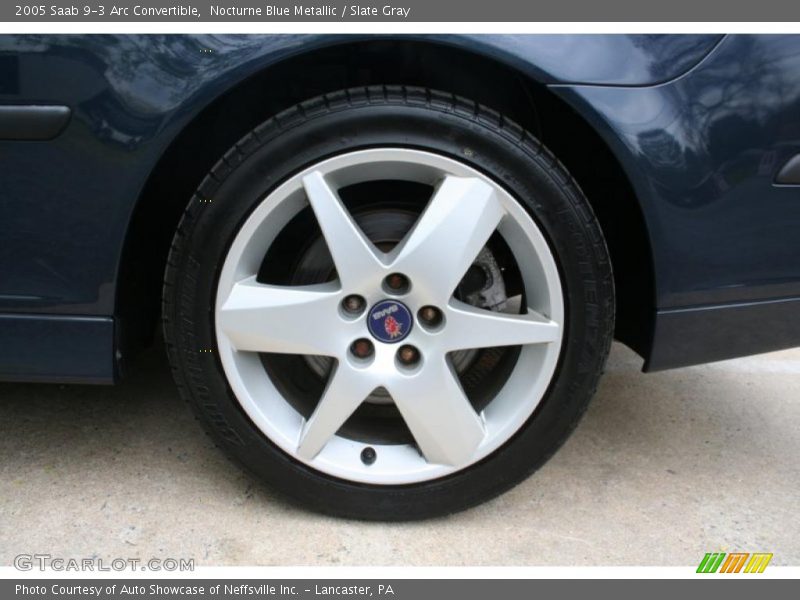Nocturne Blue Metallic / Slate Gray 2005 Saab 9-3 Arc Convertible