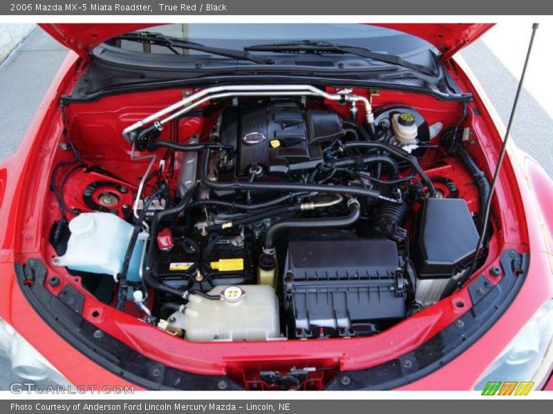 True Red / Black 2006 Mazda MX-5 Miata Roadster