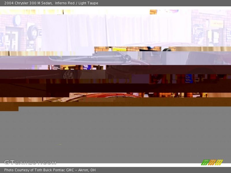 Inferno Red / Light Taupe 2004 Chrysler 300 M Sedan