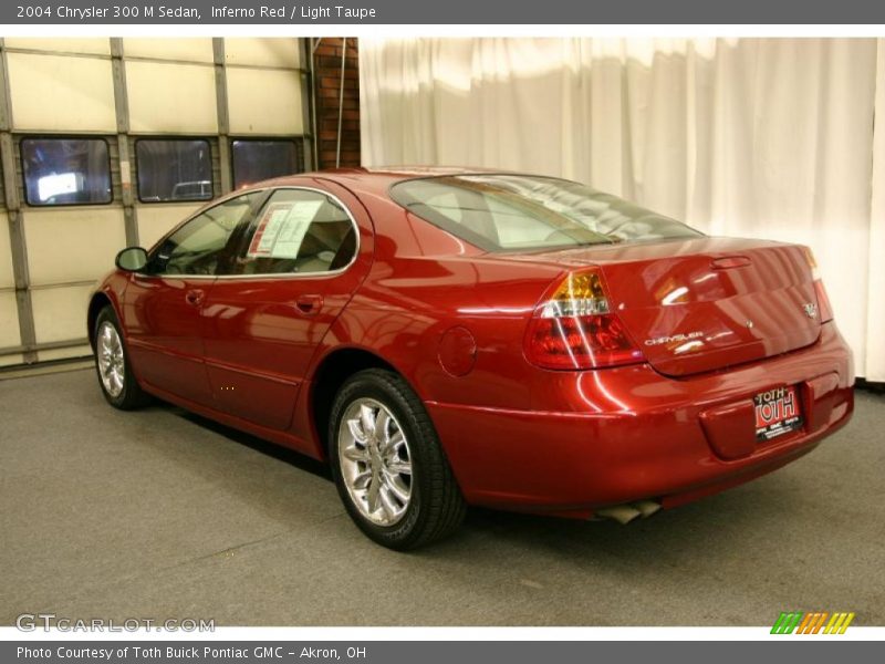 Inferno Red / Light Taupe 2004 Chrysler 300 M Sedan
