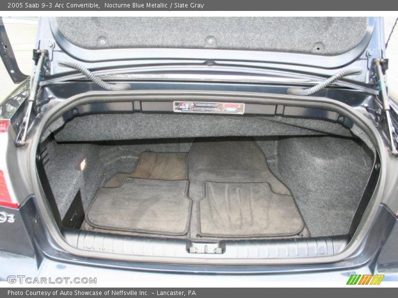Nocturne Blue Metallic / Slate Gray 2005 Saab 9-3 Arc Convertible