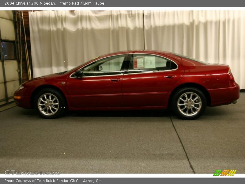 Inferno Red / Light Taupe 2004 Chrysler 300 M Sedan