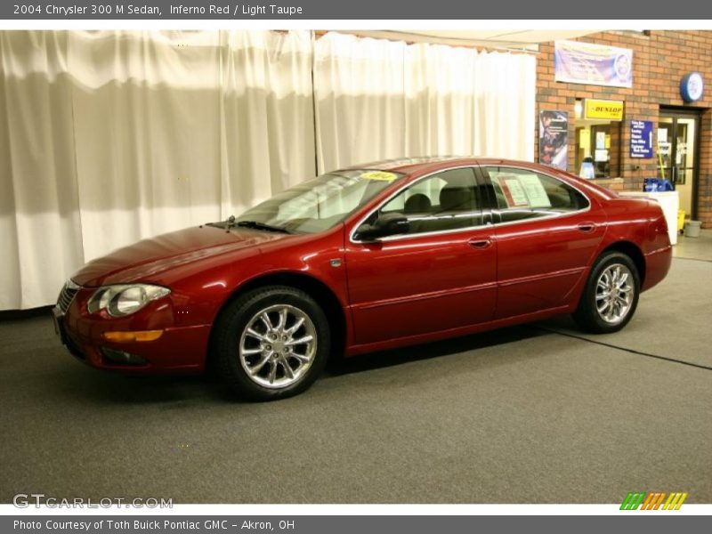 Inferno Red / Light Taupe 2004 Chrysler 300 M Sedan