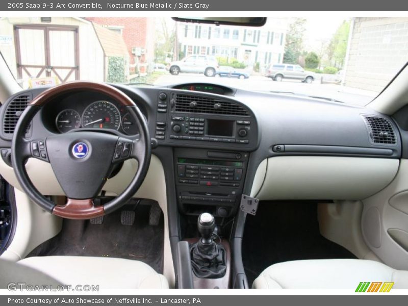 Nocturne Blue Metallic / Slate Gray 2005 Saab 9-3 Arc Convertible