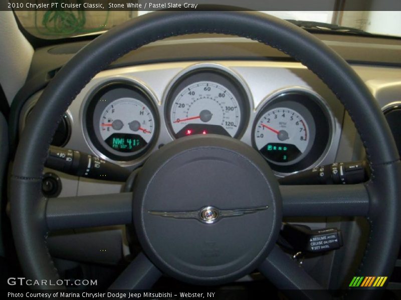 Stone White / Pastel Slate Gray 2010 Chrysler PT Cruiser Classic
