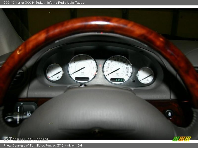 Inferno Red / Light Taupe 2004 Chrysler 300 M Sedan