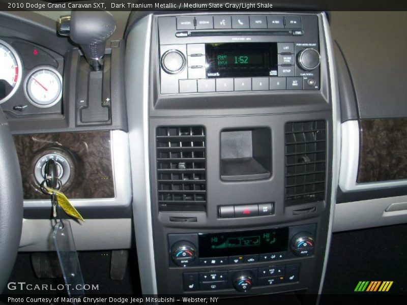 Dark Titanium Metallic / Medium Slate Gray/Light Shale 2010 Dodge Grand Caravan SXT