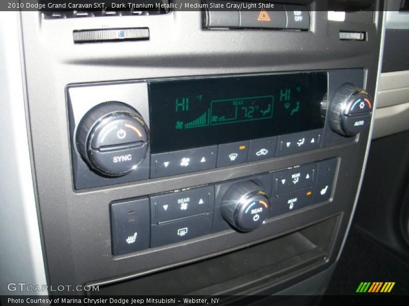 Dark Titanium Metallic / Medium Slate Gray/Light Shale 2010 Dodge Grand Caravan SXT