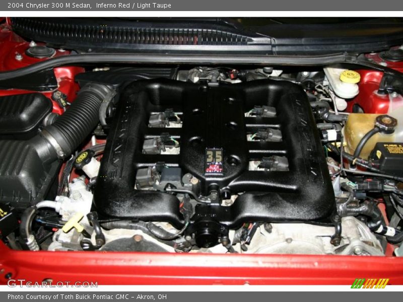 Inferno Red / Light Taupe 2004 Chrysler 300 M Sedan