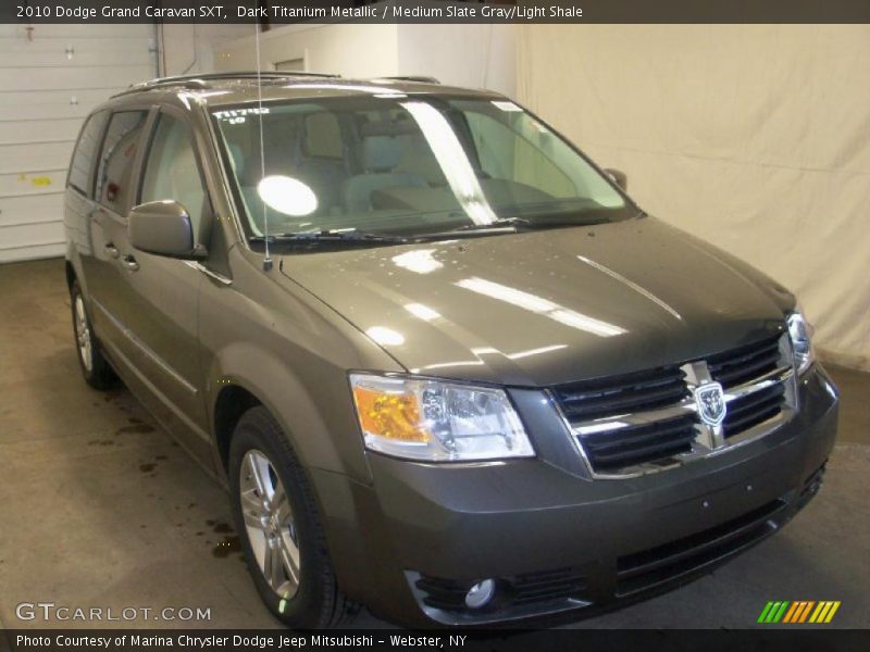 Dark Titanium Metallic / Medium Slate Gray/Light Shale 2010 Dodge Grand Caravan SXT