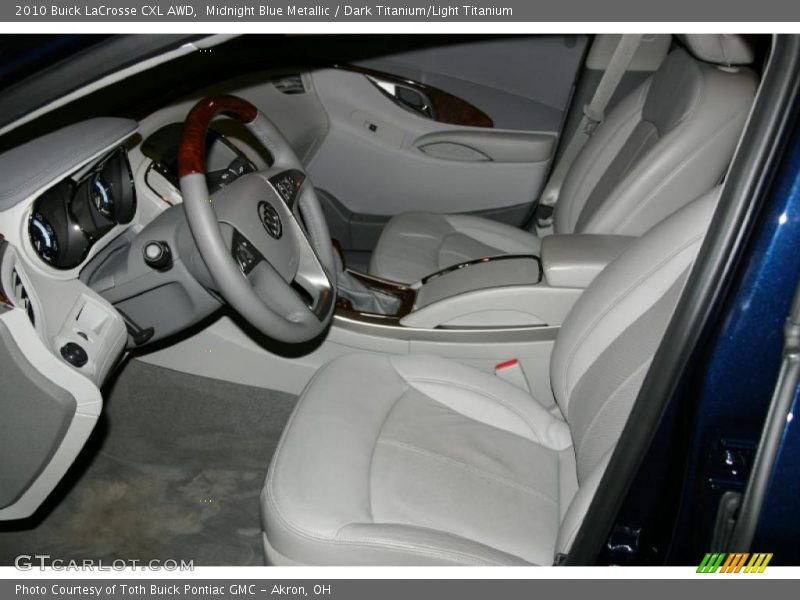 Midnight Blue Metallic / Dark Titanium/Light Titanium 2010 Buick LaCrosse CXL AWD