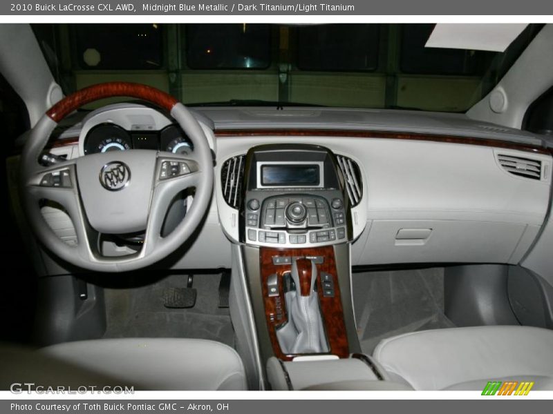 Midnight Blue Metallic / Dark Titanium/Light Titanium 2010 Buick LaCrosse CXL AWD