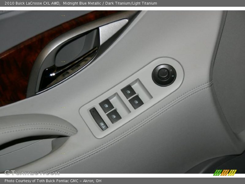 Midnight Blue Metallic / Dark Titanium/Light Titanium 2010 Buick LaCrosse CXL AWD
