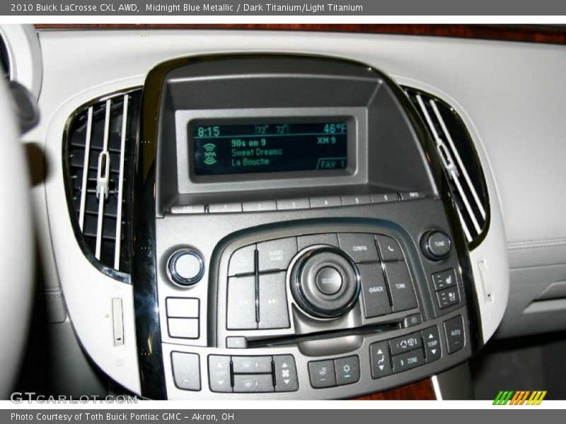 Midnight Blue Metallic / Dark Titanium/Light Titanium 2010 Buick LaCrosse CXL AWD