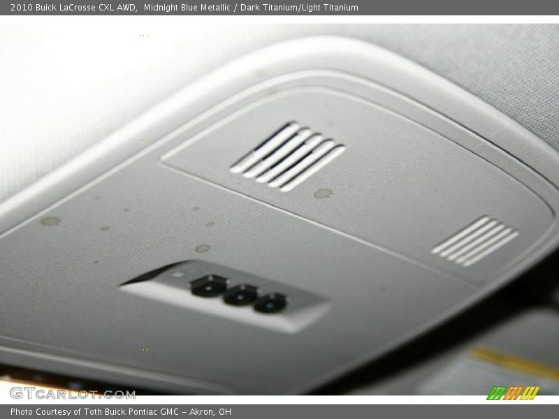 Midnight Blue Metallic / Dark Titanium/Light Titanium 2010 Buick LaCrosse CXL AWD