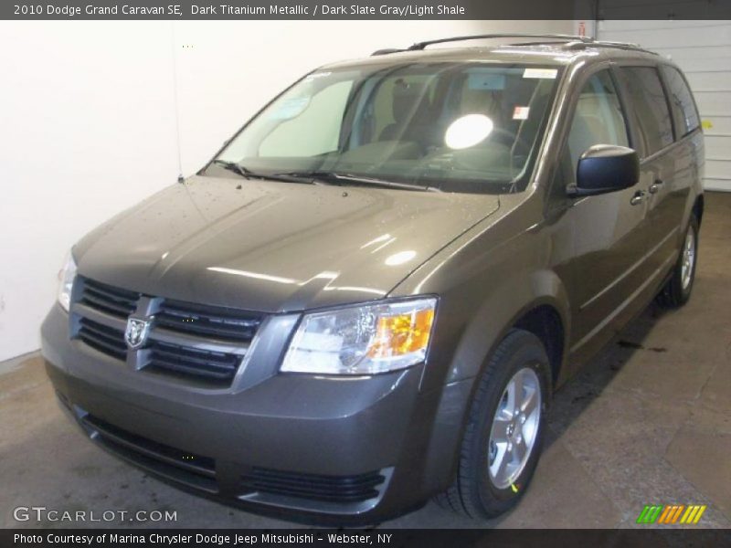 Dark Titanium Metallic / Dark Slate Gray/Light Shale 2010 Dodge Grand Caravan SE