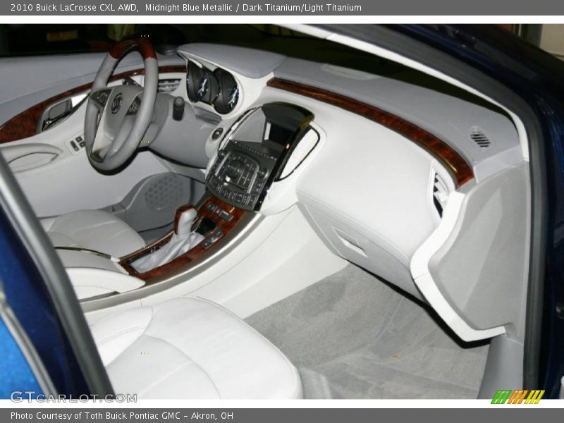Midnight Blue Metallic / Dark Titanium/Light Titanium 2010 Buick LaCrosse CXL AWD