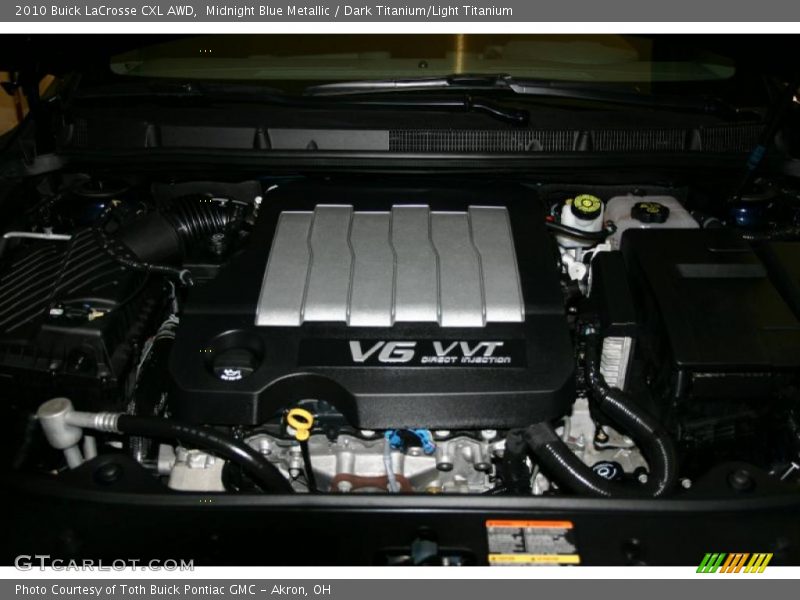 Midnight Blue Metallic / Dark Titanium/Light Titanium 2010 Buick LaCrosse CXL AWD