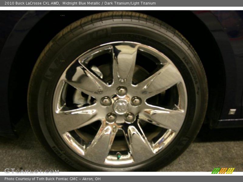 Midnight Blue Metallic / Dark Titanium/Light Titanium 2010 Buick LaCrosse CXL AWD