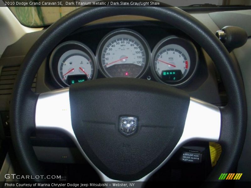 Dark Titanium Metallic / Dark Slate Gray/Light Shale 2010 Dodge Grand Caravan SE