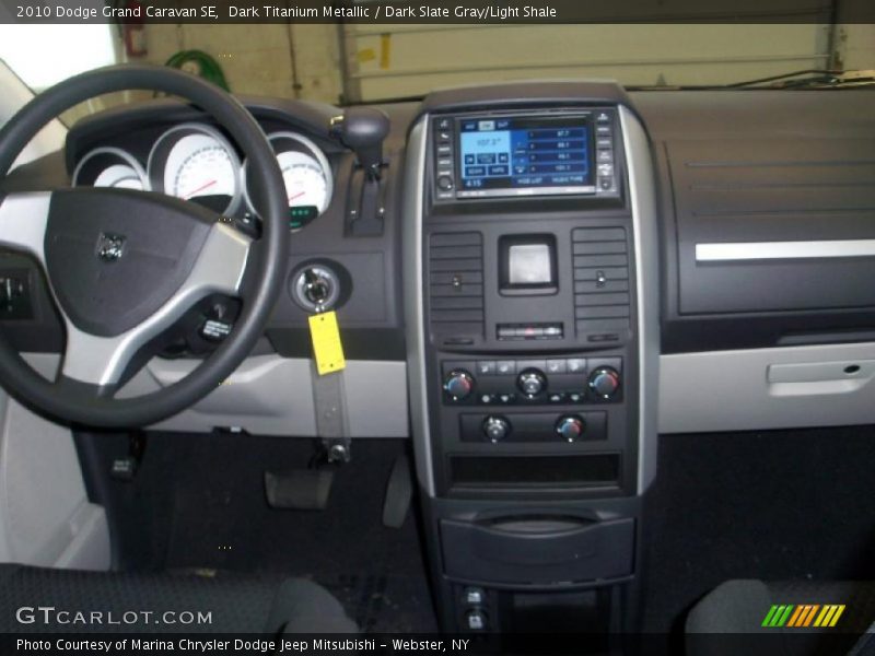 Dark Titanium Metallic / Dark Slate Gray/Light Shale 2010 Dodge Grand Caravan SE
