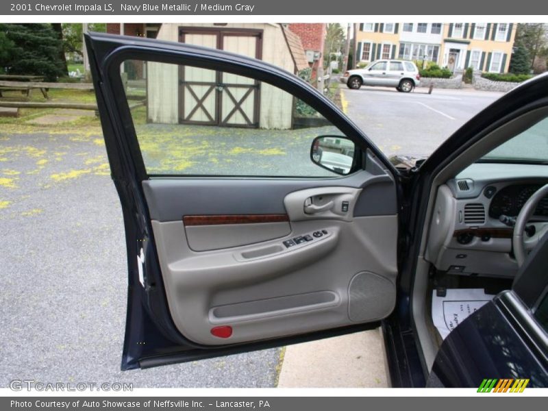 Navy Blue Metallic / Medium Gray 2001 Chevrolet Impala LS