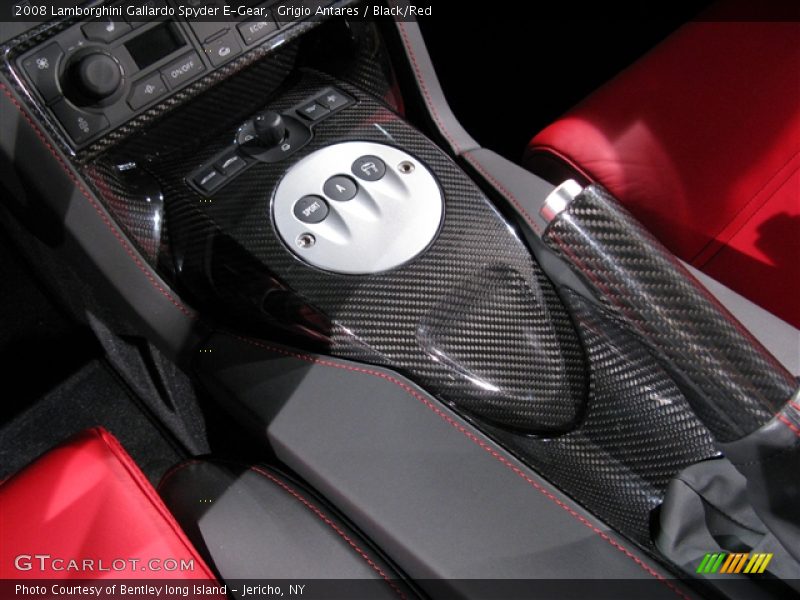 Grigio Antares / Black/Red 2008 Lamborghini Gallardo Spyder E-Gear