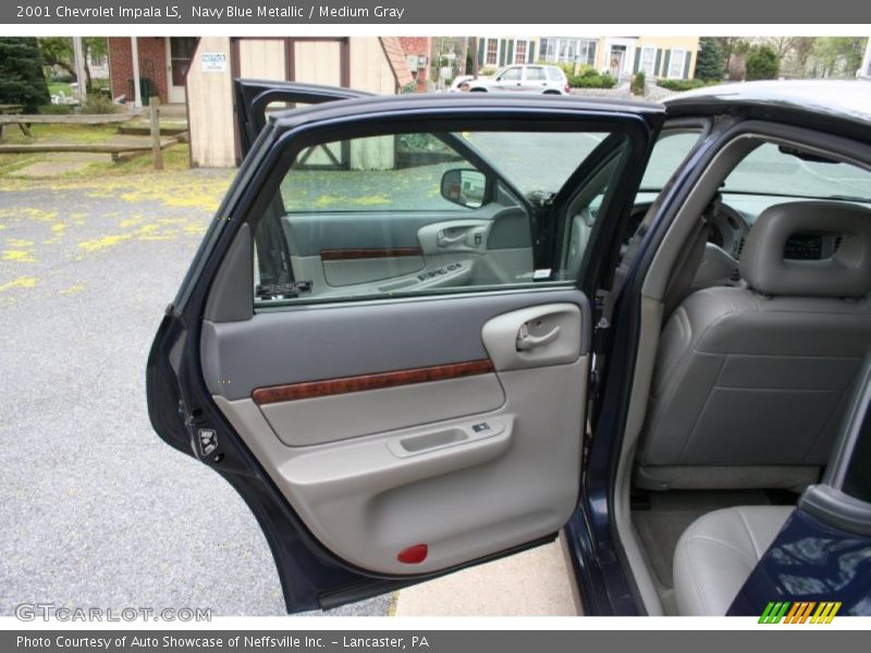 Navy Blue Metallic / Medium Gray 2001 Chevrolet Impala LS