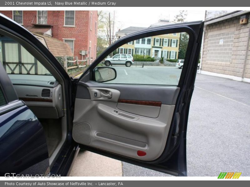 Navy Blue Metallic / Medium Gray 2001 Chevrolet Impala LS