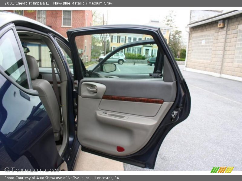 Navy Blue Metallic / Medium Gray 2001 Chevrolet Impala LS