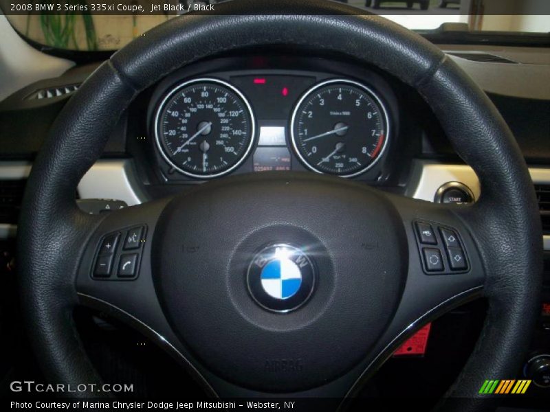 Jet Black / Black 2008 BMW 3 Series 335xi Coupe