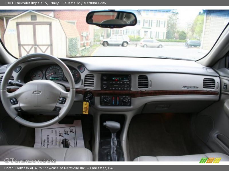 Navy Blue Metallic / Medium Gray 2001 Chevrolet Impala LS