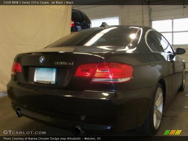 Jet Black / Black 2008 BMW 3 Series 335xi Coupe