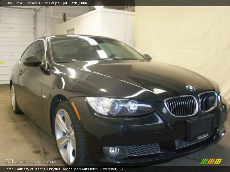 Jet Black / Black 2008 BMW 3 Series 335xi Coupe