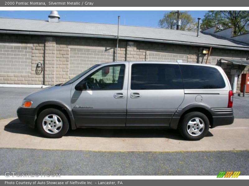 Silvermist Metallic / Gray 2000 Pontiac Montana