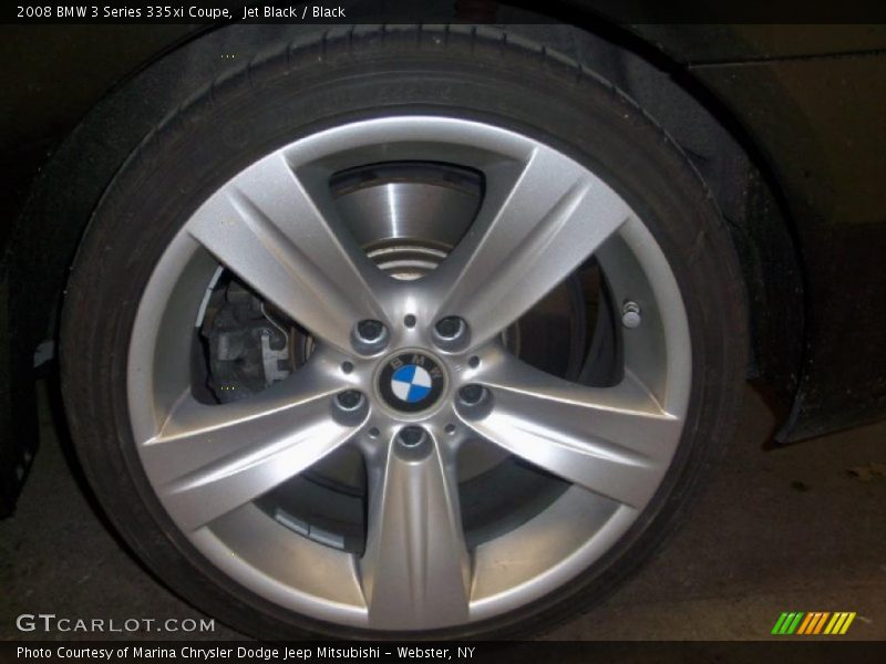 Jet Black / Black 2008 BMW 3 Series 335xi Coupe