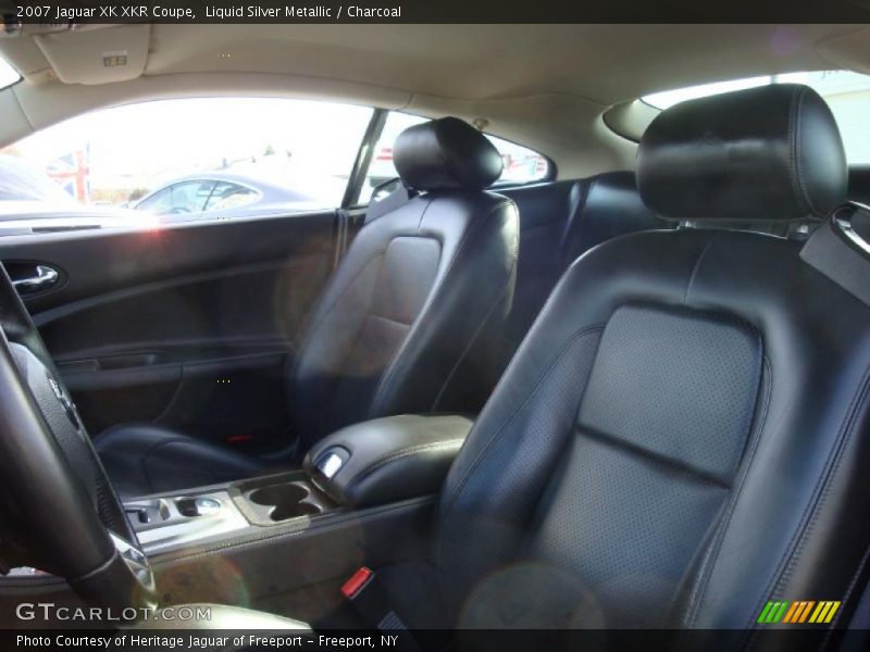 Liquid Silver Metallic / Charcoal 2007 Jaguar XK XKR Coupe