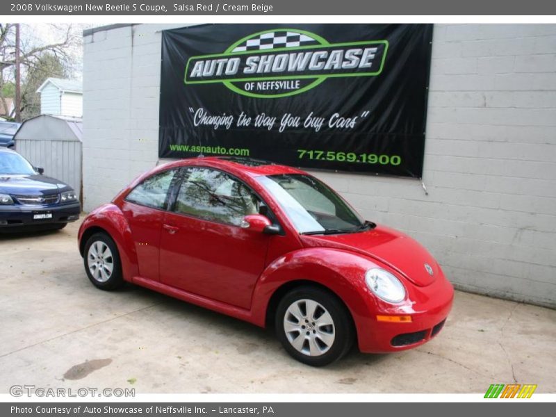 Salsa Red / Cream Beige 2008 Volkswagen New Beetle S Coupe