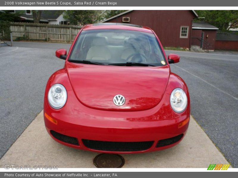 Salsa Red / Cream Beige 2008 Volkswagen New Beetle S Coupe