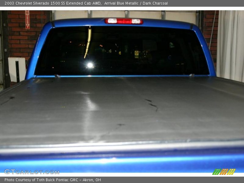 Arrival Blue Metallic / Dark Charcoal 2003 Chevrolet Silverado 1500 SS Extended Cab AWD
