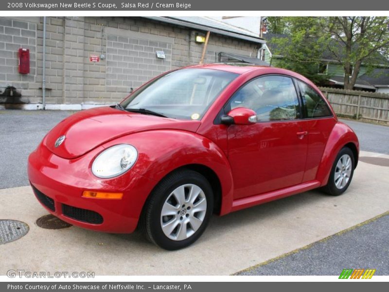 Salsa Red / Cream Beige 2008 Volkswagen New Beetle S Coupe