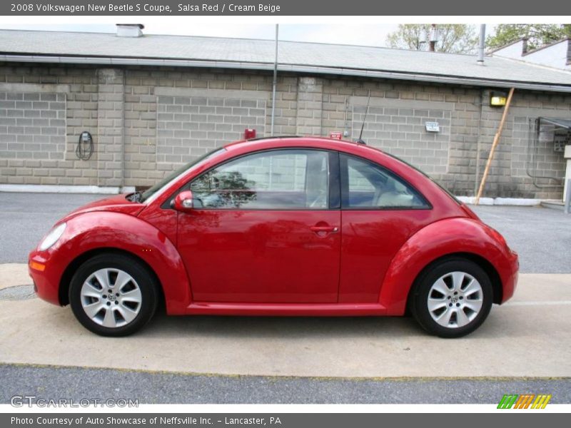 Salsa Red / Cream Beige 2008 Volkswagen New Beetle S Coupe