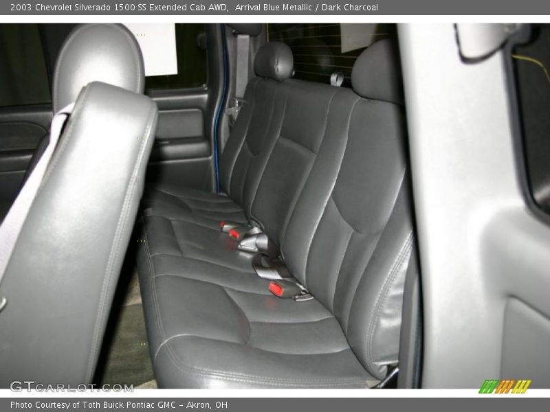 Arrival Blue Metallic / Dark Charcoal 2003 Chevrolet Silverado 1500 SS Extended Cab AWD